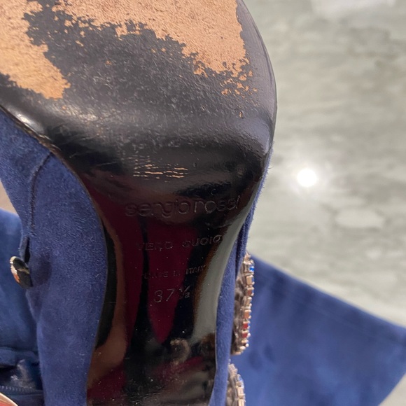 Sergio Rossi Pelle Royal Oceano boots. - Picture 4 of 8